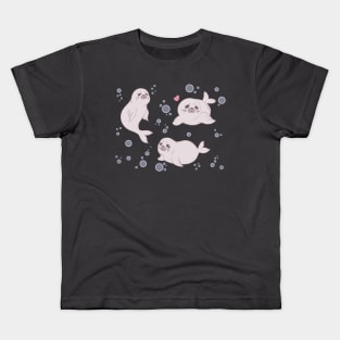 FFXIV - Salt and Pepper Seals [Dark] Kids T-Shirt